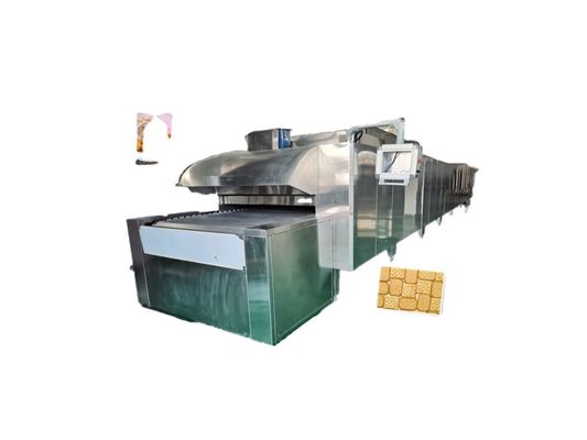 304 Horno de túnel industrial de acero inoxidable para galletas y galletas de alta producción