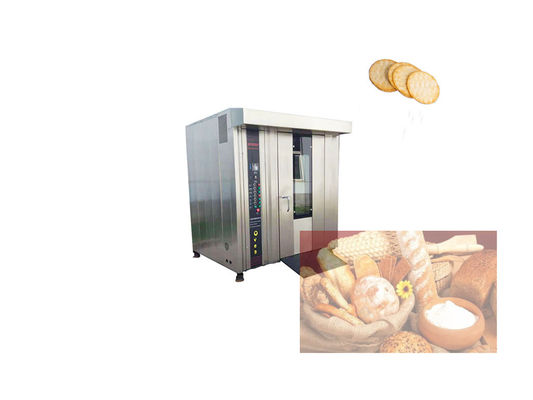 Venta al por menor 32 bandejas Panadería 32 Gas giratorio Industrial electrico galletas pastel pan horneado