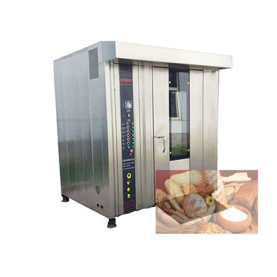 Venta al por menor 32 bandejas Panadería 32 Gas giratorio Industrial electrico galletas pastel pan horneado