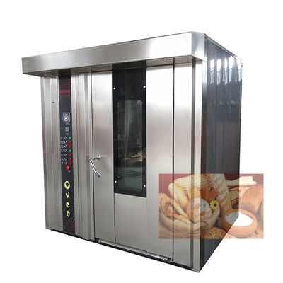 32 bandejas gas rotativo horno de horneado industrial automático para electricidad pan de pastel de galletas