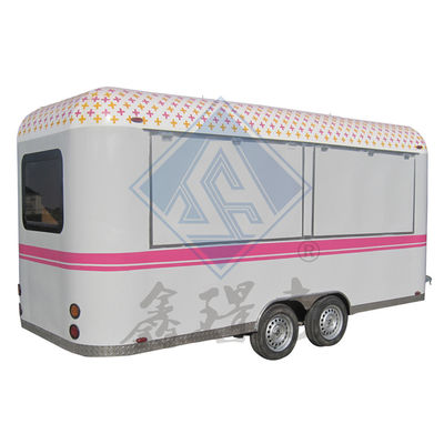 Camión de comida móvil redondo modelo 600 personalizado con ejes y diseño simples / dobles