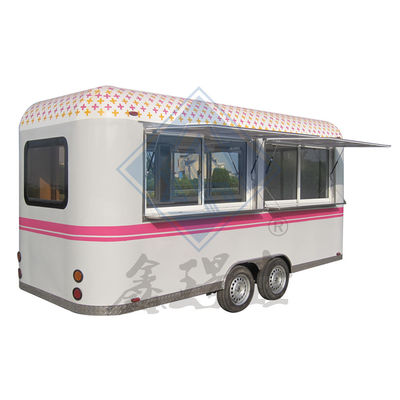 Camión de comida móvil redondo modelo 600 personalizado con ejes y diseño simples / dobles
