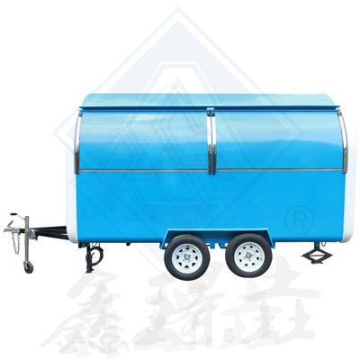 Camión de comida de cocina móvil totalmente equipado con carrito de perritos calientes y servicio de mantenimiento de campo