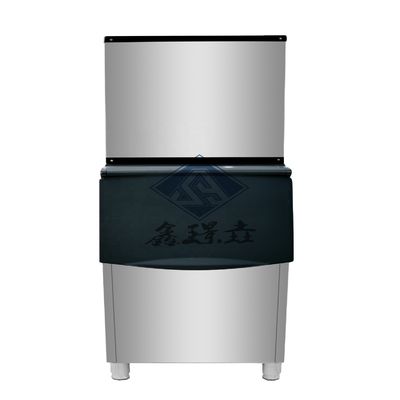 Fabricante de cubos de hielo automático industrial 350P 159kg/día Máquina de hielo 304 de acero inoxidable