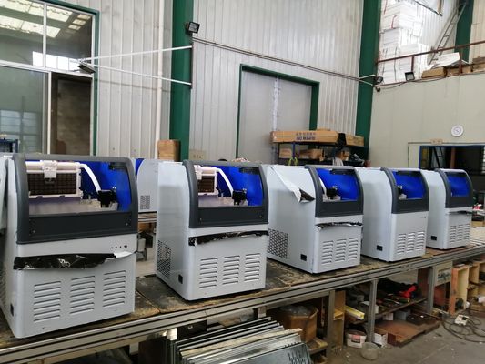 Máquina comercial para hacer cubos de hielo de tamaño 430x520x800 con una gran capacidad de almacenamiento de hielo de 1000 kg