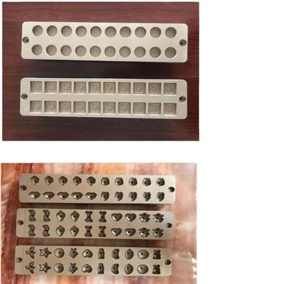 Línea de producción automática de caramelos gomosos de acero inoxidable para chupetes de doble color