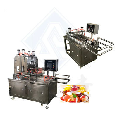 50 kg/h Mejor máquina de hacer chupetes suave automática de moldear Shanghai Gummy Bear Candy