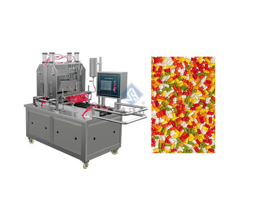 50 kg/h Mejor máquina de hacer chupetes suave automática de moldear Shanghai Gummy Bear Candy