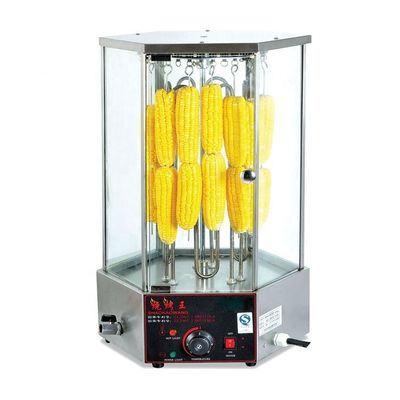 Aplicación de cocina de estilo avanzado Gas independiente Dos lámparas completas Rotisserie para ovejas y cerdos