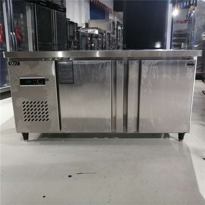 50-300L Capacidad de acero inoxidable 4 cajones congelador gabinete mesa de trabajo contador de arriba 110V