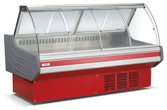Acero inoxidable 201 Material de refrigeración para exhibición de carne de supermercado