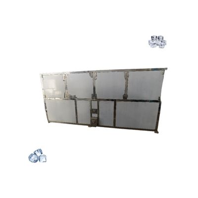 Inicio 10 toneladas de agua refrigeración máquina de hielo cubo fabricante de hielo con capacidad de almacenamiento de hielo 1000kg