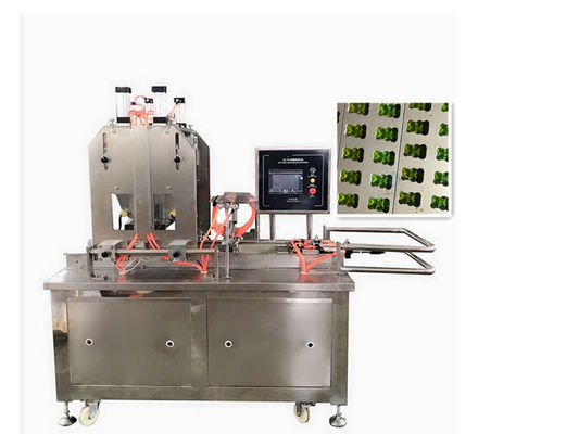 Máquina avanzada semiautomática para hacer dulces para la producción de oso gomoso 50 kg/h