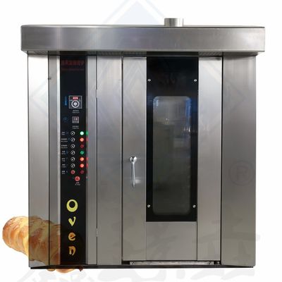 Tienda de panadería comercial 5 bandejas/10 bandejas Gran horno de horneado de pan rotativo para alimentos congelados