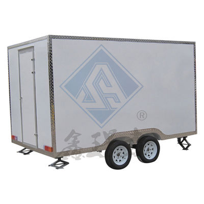 Camión de remolque de panadería de servicio de alimentos 350CM Single/Double Axles Camión móvil de café con perrito caliente