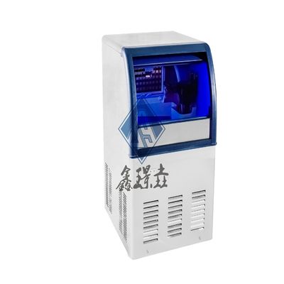 Máquina comercial para hacer cubitos de hielo de 140P 63 kg/día con capacidad de almacenamiento de hielo de 500 kg