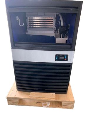 Máquina comercial para hacer cubitos de hielo de 140P 63 kg/día con capacidad de almacenamiento de hielo de 500 kg