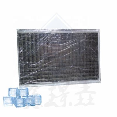 Máquina de fabricación de cubos de hielo industriales que produce 100 kg de cubos con capacidad de almacenamiento de hielo de 80 kg