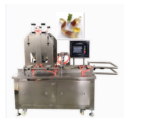 Máquina automática para hacer caramelos de caramelos de Shanghai Gummy Bear Candy Factor