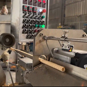 Máquina automática de rodillo de huevo de galletas de acero inoxidable 304 para alta producción y panadería