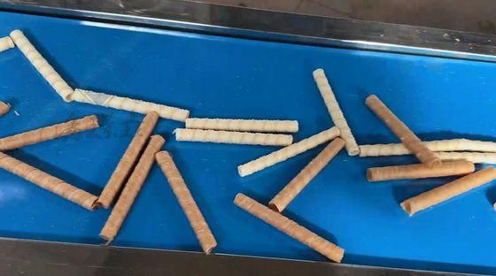 Línea de producción de la máquina de rodillos de huevo de galletas industriales