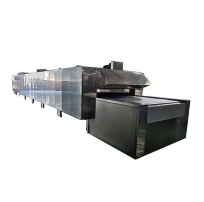 Línea de producción de hornos de túnel de alta producción para la fabricación de galletas multifuncionales