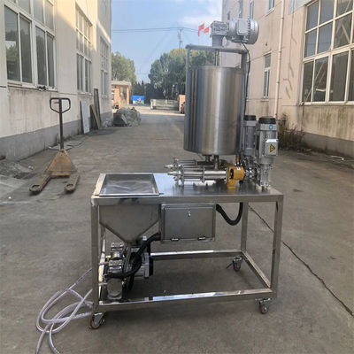 60-80 kg/h de maíz llenando dos cabezas de huevo máquina de fabricación de obleas para pequeñas empresas