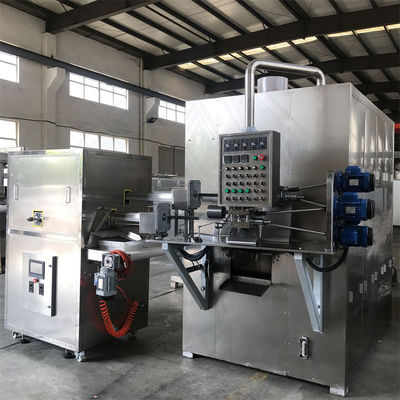 60-80 kg/h de maíz llenando dos cabezas de huevo máquina de fabricación de obleas para pequeñas empresas