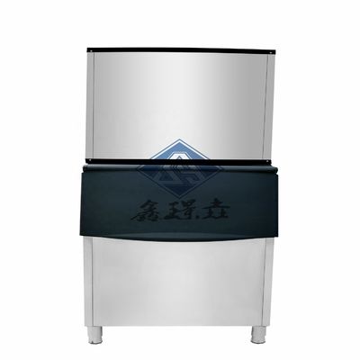 Máquina de fabricación automática de cubos de hielo con capacidad de almacenamiento de hielo de 100 kg 454 kg/día
