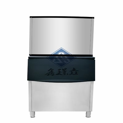 Máquina de fabricación automática de cubos de hielo con capacidad de almacenamiento de hielo de 100 kg 454 kg/día