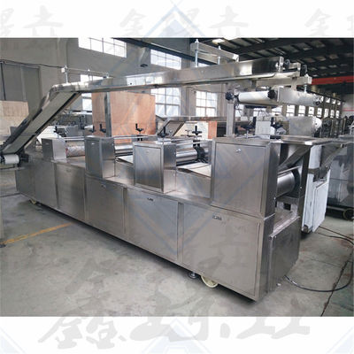 Maquina de panadería 400 modelo de gran salida túnel horno para galletas línea de producción