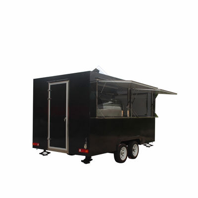 Venta al aire libre de la calle 400CM Single/Double Axles Camión de comida móvil con diseño agradable
