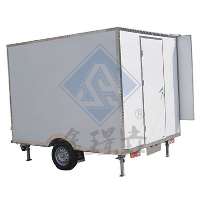 220CM mono/doble eje Diseño agradable Camión de café Hot Dog móvil para bebidas alimenticias