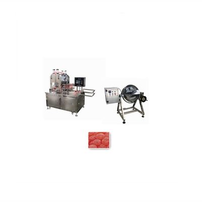 Máquina automática de depósito de caramelos de goma de pectina para la producción de caramelos a gran escala