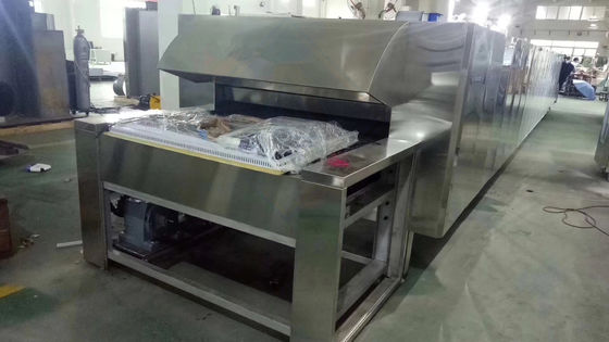 Horno de túnel eléctrico de alta productividad para la producción de galletas blandas y crujientes