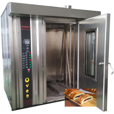 Máquina de procesamiento de alimentos horno rotativo de un paso para galletas pasteles y pan a un precio asequible