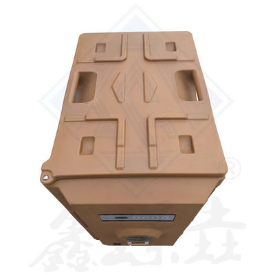 Caja aislada de alimentos eléctricos de 120L para mantener el calor hecha en moldeo rotativo