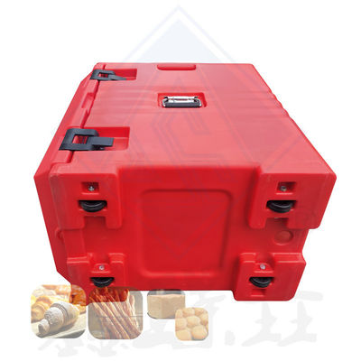 Caja aislada de moldeo giratorio de 120LB para mantener caliente la comida en el servicio de buffet en el mercado