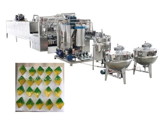 Máquina de depósito de caramelos de 150 kg/h para la producción industrial de caramelos de oso y pastillas