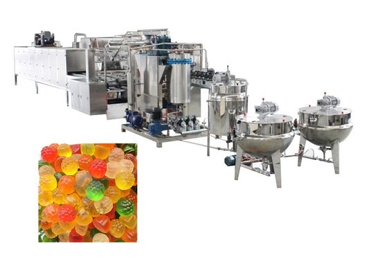 Máquina de depósito de caramelos de 150 kg/h para la producción industrial de caramelos de oso y pastillas