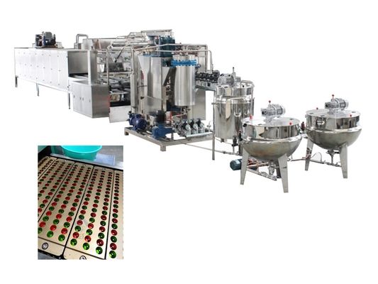 Industrial 150kg/h Llorillo Oso Caramelo Linea de Producción de Caramelos Máquina automática