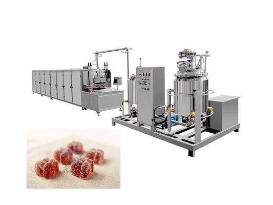 Industrial 150kg/h Llorillo Oso Caramelo Linea de Producción de Caramelos Máquina automática