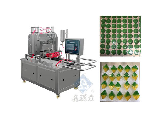 Máquina de caramelos de alta producción de 50 kg/h para chupetes blandos y duros de diversos sabores