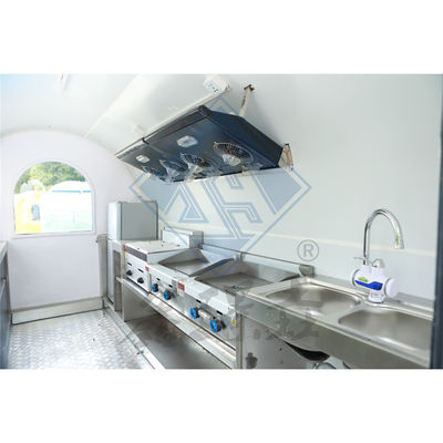 300*160*230 CM Acero galvanizado doble eje Diseño bonito móvil con camión de comida con dosel