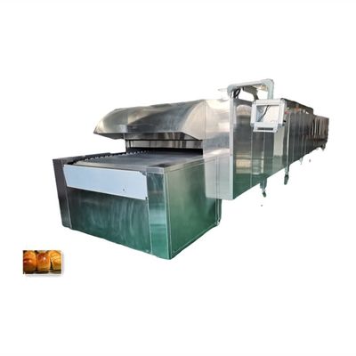 380V gas pan tostado galletas automático Cupcake túnel eléctrico horno 7/8/10m