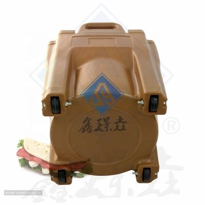 Caja de transporte aislada de alimentos para la entrega de alimentos de color personalizado y calentador