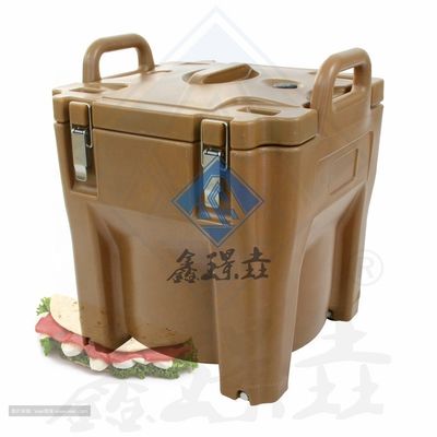 Caja de transporte aislada de alimentos para la entrega de alimentos de color personalizado y calentador
