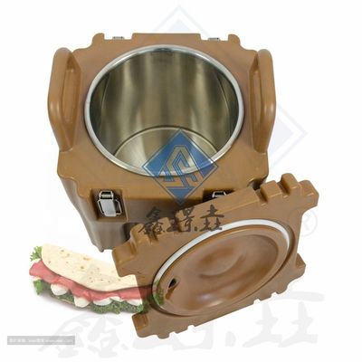 Caja de transporte aislada de alimentos para la entrega de alimentos de color personalizado y calentador