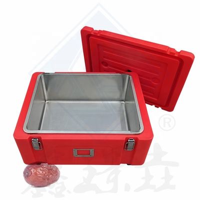 Equipo mecánico de cocina caja de comida aislada de acero inoxidable para la refrigeración de automóviles