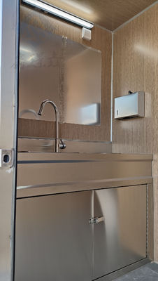 Remolque de baño portátil portátil de color personalizado para uso público